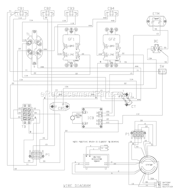 Page F Diagram and Parts List for 1935-1  Briggs and Stratton Generator